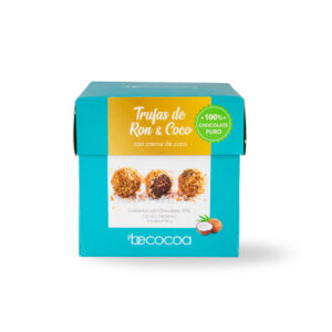 8 Rum & Coconut Dark Vegan Truffles